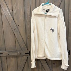 Harley-Davidson Cream Knit Sweater